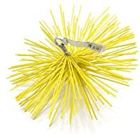 Los mejores  - PYRO FEU 862557 Cabezal Deshollinador nailón 100 mm rosca métrica 12- Amarillo
